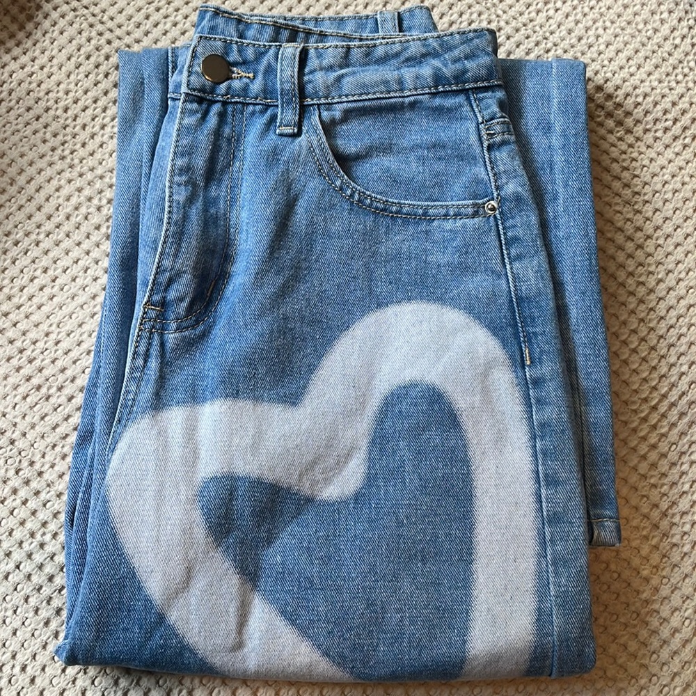 Shein Heart Jeans | Size Small |